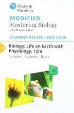 Mastering Biology with Pearson EText Access Code for Biology : Life on Earth with Physiology 12th