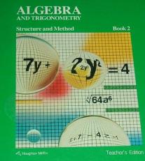 Algebra and Trigonometry: Structure and Method, Book 2 - Teacher's Edition