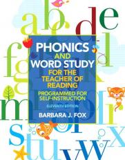 Phonics and Word Std. for Teacher of Reading 11th