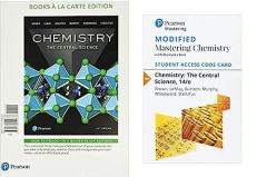 CHEMISTRY:CENTRAL SCI.(LL)-W/MOD.MASTER with Pearson eText 