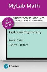 MyLab Math with Pearson EText -- Access Card (18-Wk) for Algebra and Trigonometry