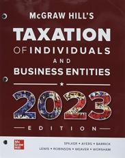 Loose Leaf for Mcgraw-Hill's Taxation of Individuals and Business Entities 2023 Edition 14th