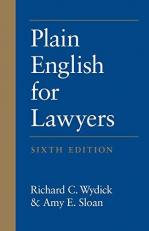 Plain English for Lawyers 6th