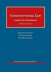 Constitutional Law, Cases and Materials 16th