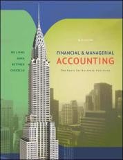 Financial and Managerial Accounting : The Basis for Business Decisions 14th