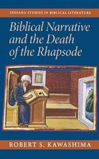 Biblical Narrative and the Death of the Rhapsode 