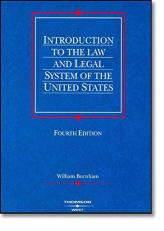 Introduction to the Law and Legal System of the United States 4th