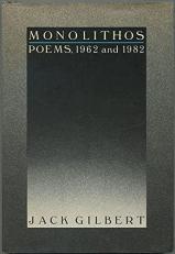 Monolithos : Poems, 1962 and 1982 