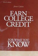 Earn College Credit for What You Know 4th