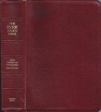 Ryrie New American Standard Study Bible-Burgundy Bonded Leather 