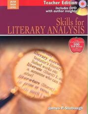 Skills for Literary Analysis : Encouraging Thoughtful Christians to Be World Changers Teacher Edition DVD 