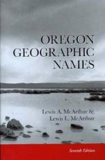 Oregon Geographic Names 7th