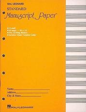 Standard Manuscript Paper (Yellow Cover) 