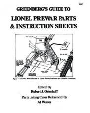 Greenberg's Guide to Lionel Prewar Parts and Instruction Sheets 