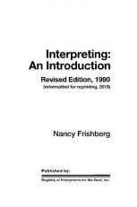 Interpreting : An Introduction 