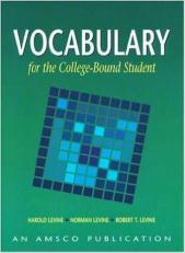 Vocabulary for the College Bound Student Paper 4th