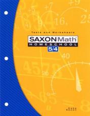 Saxon Math 5/4 : Tests and Worksheets