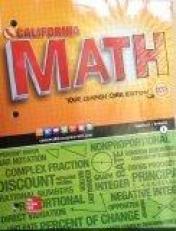 California Math Course 2 Volume 1