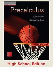 Miller, Precalculus, 2017, 1e, Student Edition, Reinforced Binding