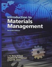 Introduction to Materials Management 7th