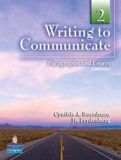 Writing to Communicate 2 3/e Stbk 235116 Vol. 2