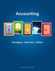 Accounting, Chapters 1-23