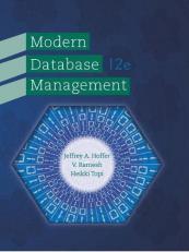 Modern Database Management 12th