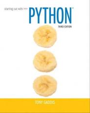 Starting Out with Python with Access 3rd