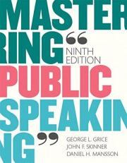 Mastering Public Speaking 9th