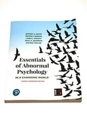 Essentials of Abnormal Psychology, Fourth Canadian Edition, 4/E