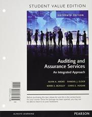 Auditing and Assurance Services, Student Value Edition 16th