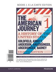 The American Journey Volume 1 8th