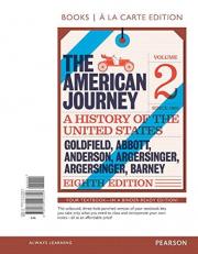 The American Journey Volume 2 8th