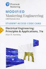 Modified Mastering Engineering with Pearson EText -- Access Card -- for Electrical Engineering : Principles and Applications 7th