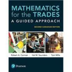 Mathematics for Trades - Text Only (Canadian) 2nd