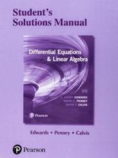 Student Solutions Manual for Differential Equations and Linear Algebra 4th