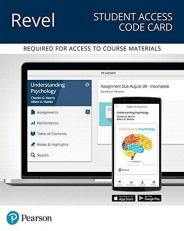 Revel Access Code for Understanding Psychology 12th