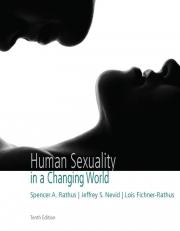 Human Sexuality in a Changing World 10th