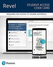 Revel Access Code for Strategies for Technical Communication in the Workplace 4th
