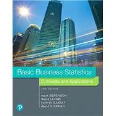 Student Solutions Manual for Basic Business Statistics : Concepts and Applications 14th