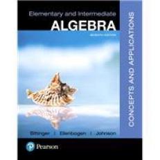 Elementary and Intermediate Algebra 7th