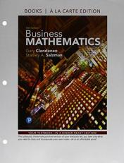 Business Mathematics, Books a la Carte Edition 14th