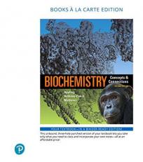 Biochemistry : Concepts and Connections, Books a la Carte Edition 2nd