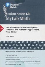 MyLab Math with Pearson EText -- 24 Month Standalone Access Card -- for Elementary and Intermediate Algebra : Functions and Authentic Applications