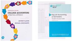 College Accounting Chapters 1-12 with Study Guide and Working Papers Plus Mylab Accounting with Pearson EText -- Access Card Package