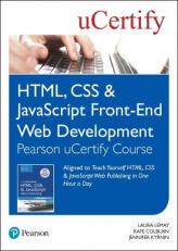 HTML, CSS & JavaScript Front-End Web Development Pearson uCertify Course Student Access Card 