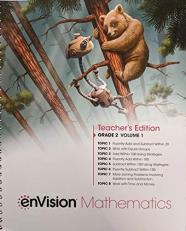 enVision Mathematics 2020 National Teacher Edition Grade 2 Volume 1, c. 2020, 9780134953861, 013495386X