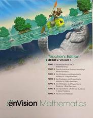 enVision Mathematics 2020 National Teacher Edition Grade 4 Volume 1, c. 2020, 9780134953908, 0134953908