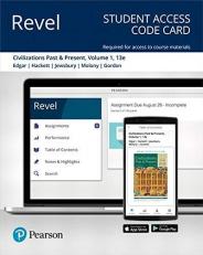 Revel for Civilizations Past and Present, Volume 1 -- Access Card 13th