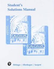 Student Solutions Manual for Calculus and Its Applications 2nd